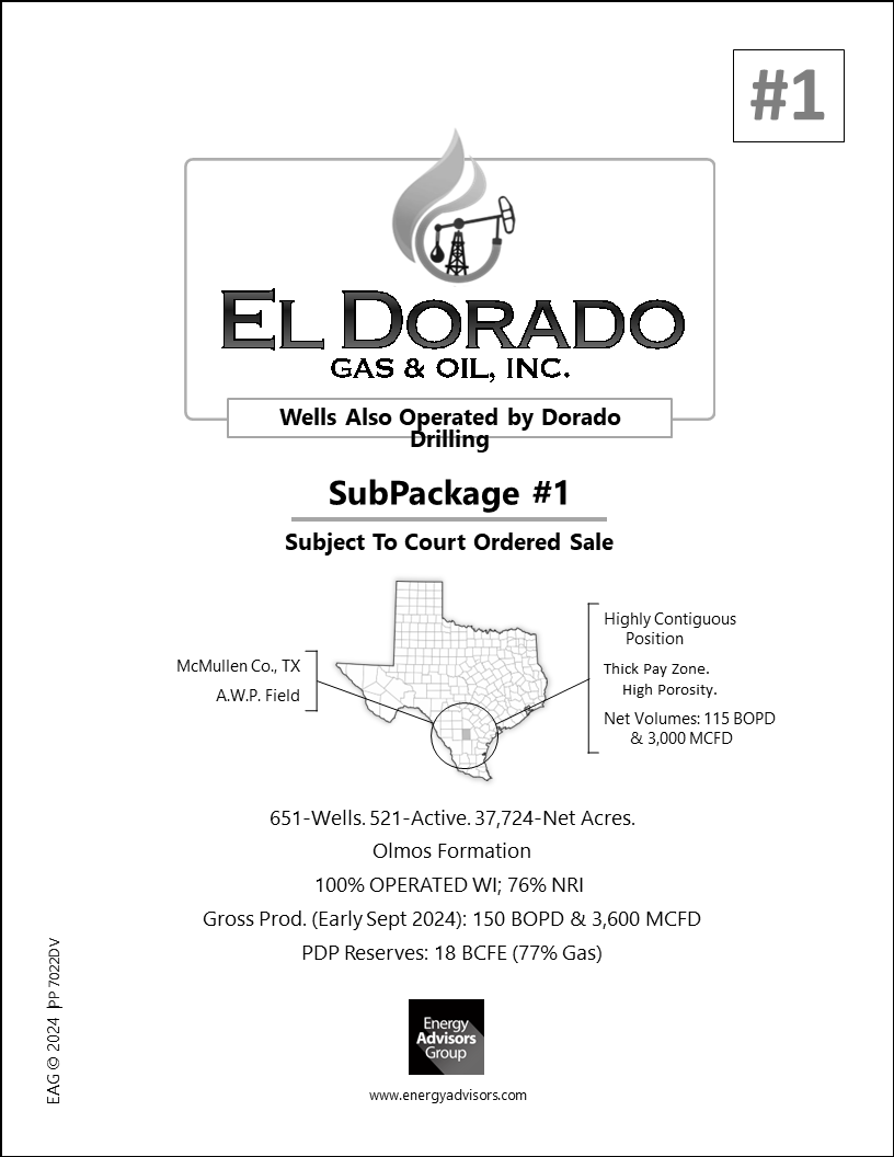 EL DORADO/HUGOTON SUB PKG #1 - Energy Advisors Group EL DORADO/HUGOTON SUB PKG #1